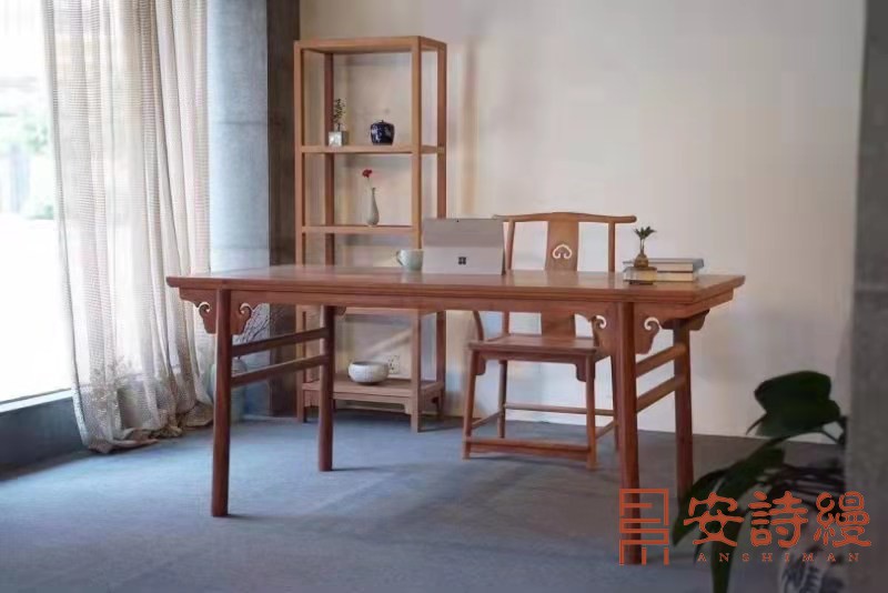 白酸枝明式畫桌兩件套